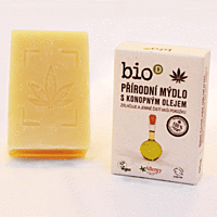 Bio-D Přírodní mýdlo s konopným olejem, 95 g