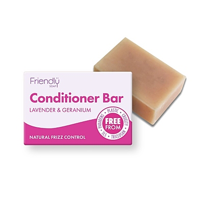 Friendly Soap přírodní kondicionér - Levandule a pelargónie, 95 g