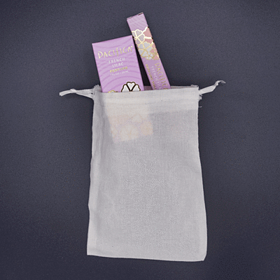 Pacifica French Lilac parfém pro ženy - flakón 29 ml + roll-on 10 ml + lněný pytlík dárková sada
