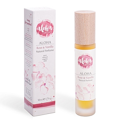 ALOHA Růže & Vanilka přírodní parfém 3