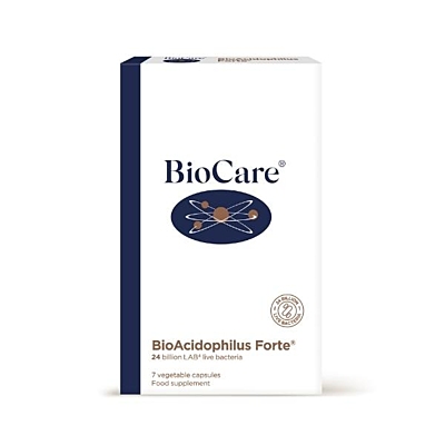 BioCare BioAcidophilus Forte probiotika LAB4, 7 kapslí