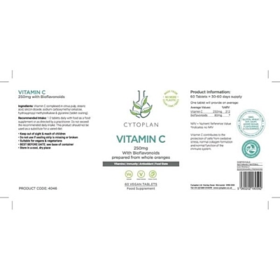 Cytoplan vitamín C s bioflavonoidy 250 mg, 60 tablet 2
