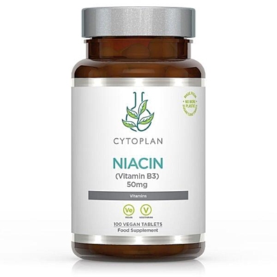 Vitamin B3 (niacin - niacinamid), 50 mg, 100 tablet