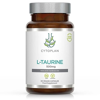 Cytoplan L-taurin 500 mg, 60 vegan kapslí