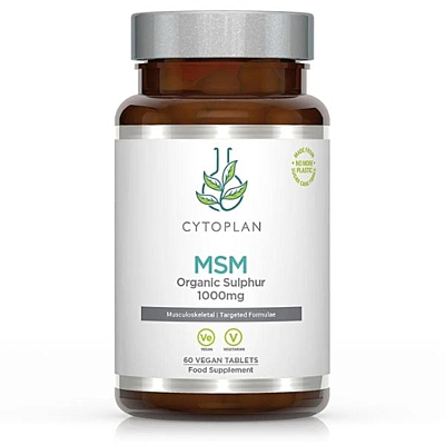 Cytoplan MSM organická síra 1000 mg, 60 vegan tablet