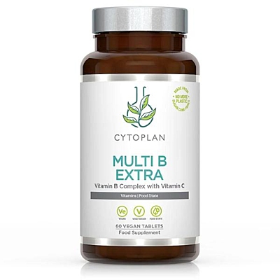 Cytoplan Multi B Extra - B komplex s vitaminem C, 60 vegan tablet