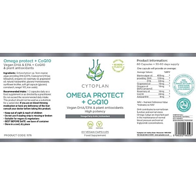 Cytoplan Omega protect s koenzymem Q10, 60 kapslí 2