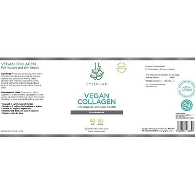Cytoplan Vegan Collagen, 120 kapslí 2