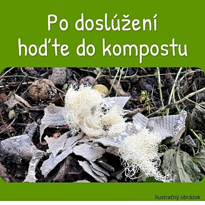 Eat-Green Lufa na šňůrce - přírodní univerzální houba (10 cm), 3 ks 3