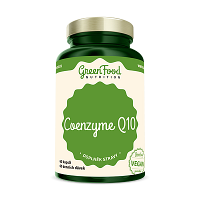 GreenFood Koenzym Q10 60 mg, 60 vegan kapslí