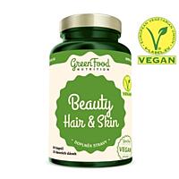 GreenFood Nutrition Beauty Hair & Skin krásné vlasy a pleť, 60 vegan kapslí