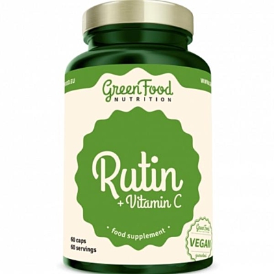 GreenFood Nutrition Rutin a Vitamin C, 60 vegan kapslí