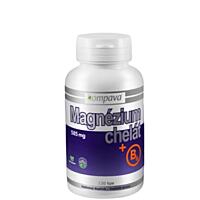 Magnézium chelát + vitamín B6 (pyridoxin), 120 kapslí