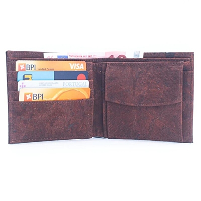 MB Cork Pánská korková peněženka s RFID ochranou v dárkovém balení - 11 x 9 x 2 cm 2