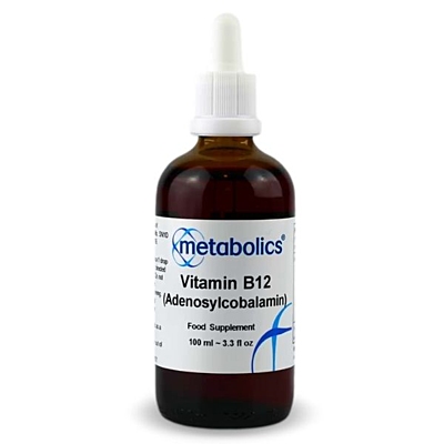 Metabolics Tekutý vitamín B12 (Adenosylcobalamin), vegan kapky 100 ml