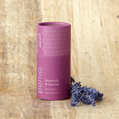Levandule a tea tree - přírodní deodorant 65g