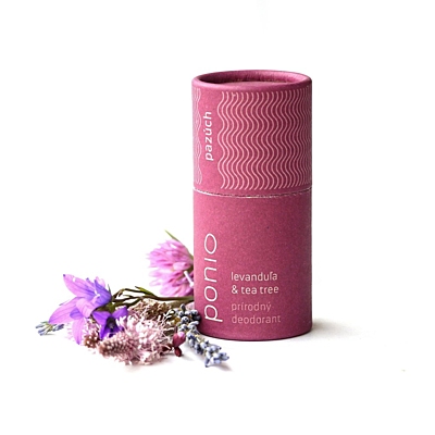 Levandule a tea tree - přírodní deodorant 65g 2