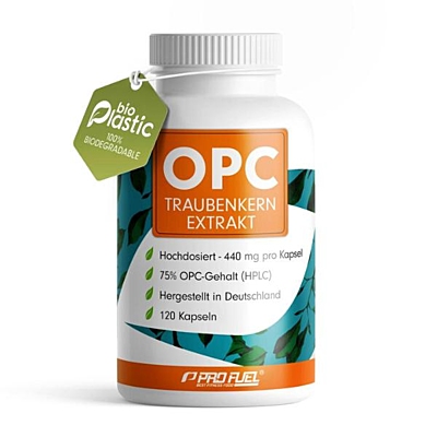 Profuel OPC Extrakt z hroznových jadérek 660 mg, 120 kapslí