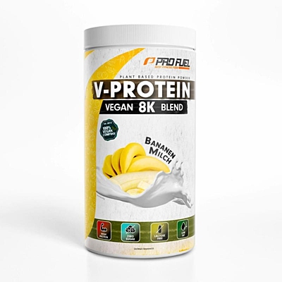 Profuel V-Protein 8K vegan banánový milkshake, 750 g