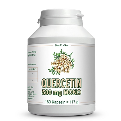 SinoPlaSan Quercetin 500 mg MONO, 180 kapslí