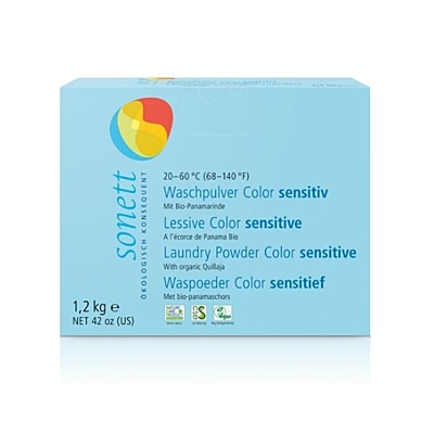 Sonett Ekologický koncentrovaný prášek na praní barevného prádla Color Sensitiv, 1,2 kg