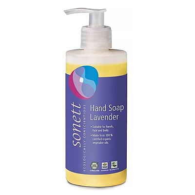Sonett Přírodní BIO Tekuté mýdlo na tělo, ruce a obličej - Levandule 2