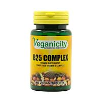 Veganicity B25 Complex - vitamín B komplex, 60 vegan tablet