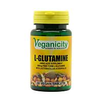 Veganicity L-Glutamine 500mg, 30 vegan tablet