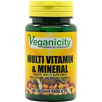 Veganicity multivitamín & minerály, 60 vegan tablet