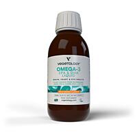 Vegetology Omega-3 Liquid EPA a DHA, s vitaminem D, 150 ml