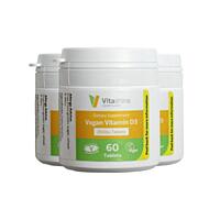 Vitashine tablety. Vitamin D3 2500 IU, 60 tablet, sada 3 ks s dopravou zdarma