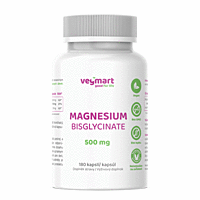 Vegmart Hořčík bisglycinát 500 mg, 180 kapslí