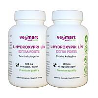 Vegmart L-hydroxyprolín Extra Forte, 90 kapslí (zvýhodněné 2-balení)