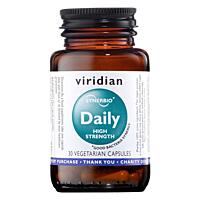 Viridian Synerbio Daily High Strength probiotika a prebiotika, 30 kapslí