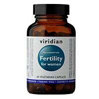 Viridian Fertility for women - vitaminy na podporu plodnosti pro ženy, 60 kapslí