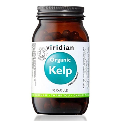 Viridian Kelp - organický jód, 90 kapslí