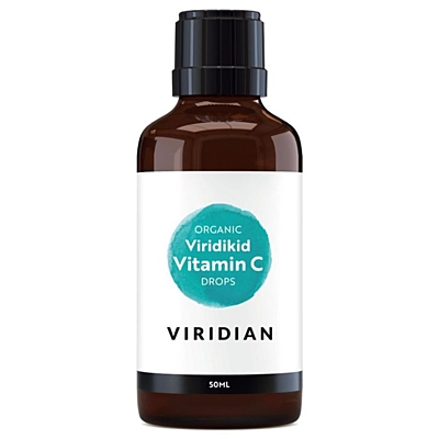 Viridian Viridikid Organický vitamin C pro děti kapky, 50 ml