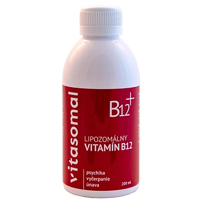 Vitasomal Lipozomální vitamin B12 - 1200 µg (bez konzervantů), 200 ml