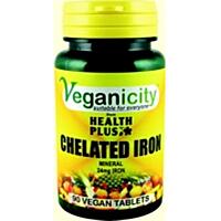 Veganicity Iron - chelát železa 24mg, 90 vegan tablet