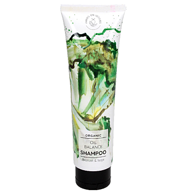 BIO šampon pro mastné vlasy Brokolice & šalvěj, 150 ml