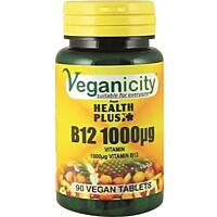 Veganicity vitamín B12 1000µg (Cyanocobalamin), 90 vegan tablet