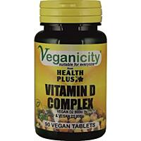 Veganicity Vitamin D komplex (1600iu) 90 vegan tablet