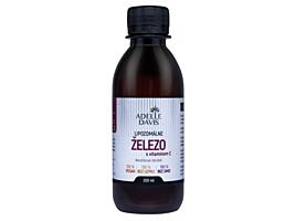 Adelle Davis lipozomální železo s vitamínem C, 200 ml