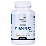 Adelle Davis Vitamin K2 MK-7, 100 mcg, 60 kapslí