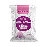 Allnature Jemná růžová himálajská sůl