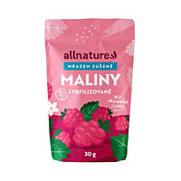Allnature Celé maliny sušené mrazem, 30 g