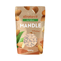Allnature Jádra mandlí, 1000 g