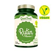 GreenFood Nutrition Rutin a Vitamin C, 90 vegan kapslí