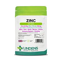 LINDENS Health + Nutrition Citrát zinečnatý 50 mg, 100 tablet