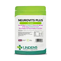 LINDENS Health + Nutrition Neurovits Plus (B1, B6, B12, Kyselina listová), 90 tablet